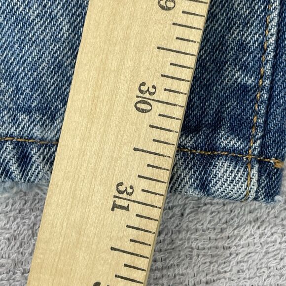 Levi's 501 Big E Straight Leg Premium Jeans Women’s 29 x 32 Destroyed Selvedge - Picture 16 of 16